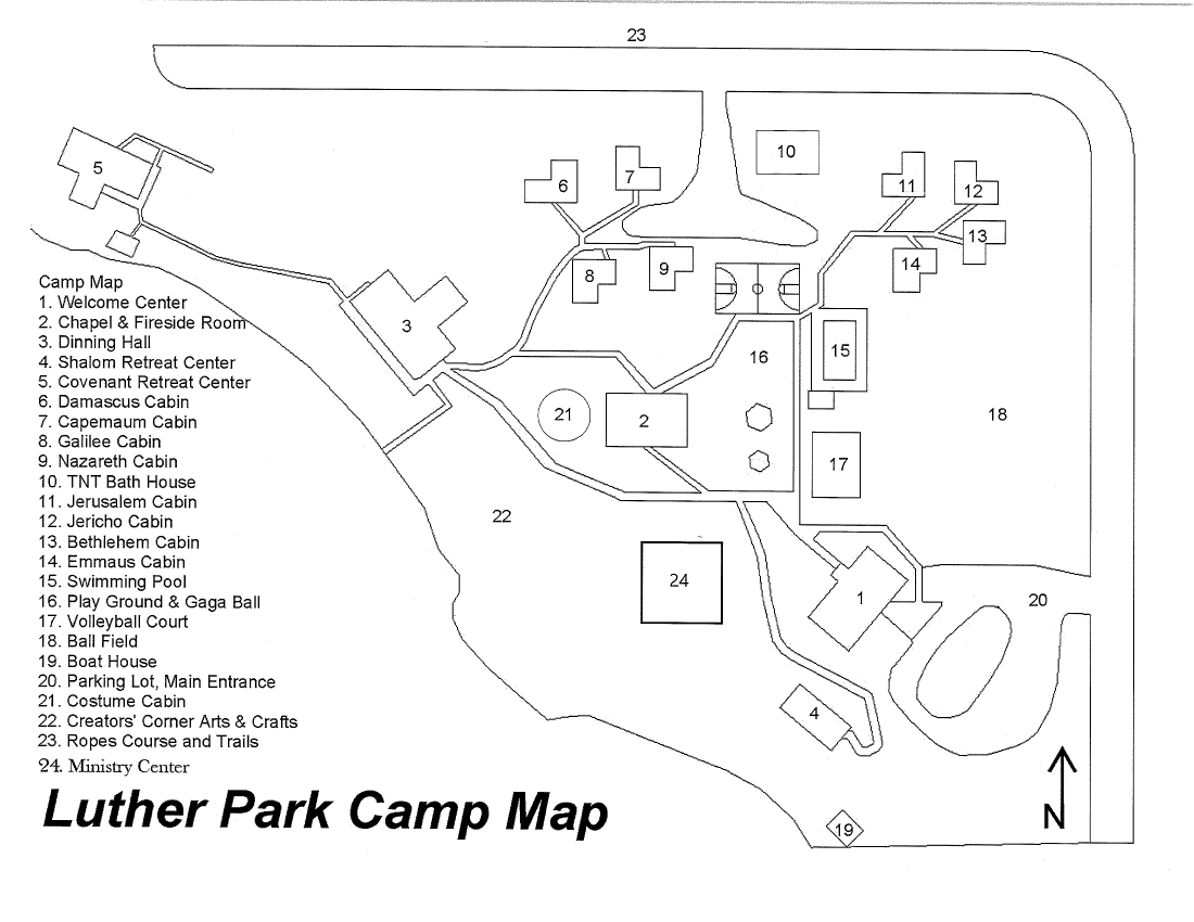 Luther-Park-Campus-Map